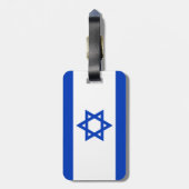 Israel-Flagge Gepäckanhänger (Rückseite vertikal)