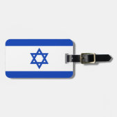 Israel-Flagge Gepäckanhänger (Vorderseite horizontal)