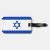 Israel-Flagge Gepäckanhänger (Rückseite horizontal)