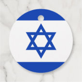 Israel-Flagge Geschenkanhänger (Rückseite)