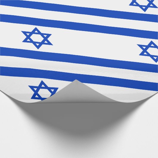 Israel-Flagge Geschenkpapier (Ecke)