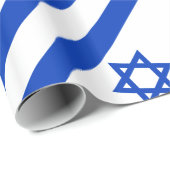 Israel-Flagge Geschenkpapier (Rolleneckpunkt)