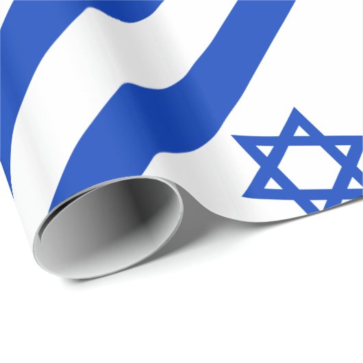 Israel-Flagge Geschenkpapier (Rolleneckpunkt)