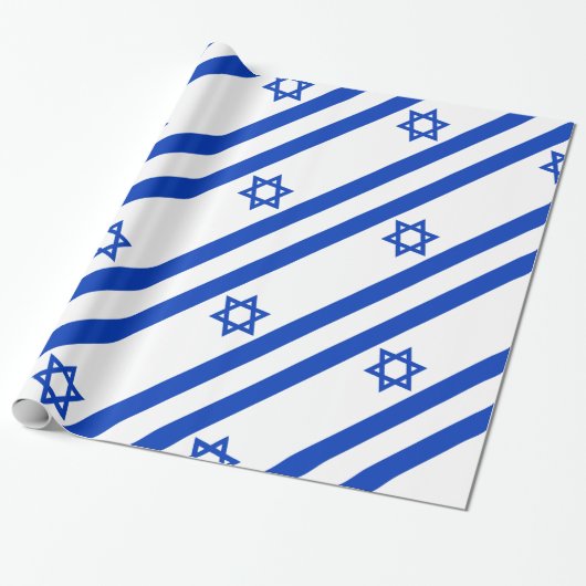 Israel-Flagge Geschenkpapier (Ungerollt)