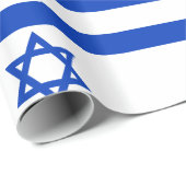 Israel-Flagge Geschenkpapier (Rolleneckpunkt)