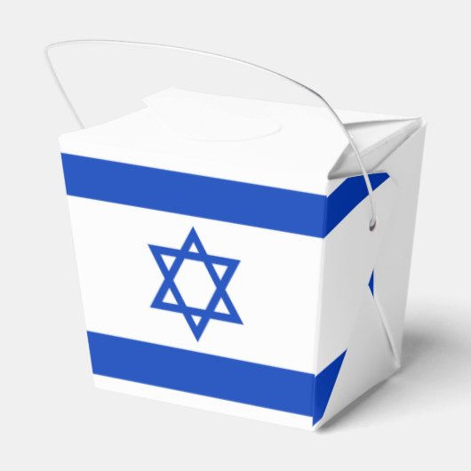 Israel-Flagge Geschenkschachtel (Rückseite)