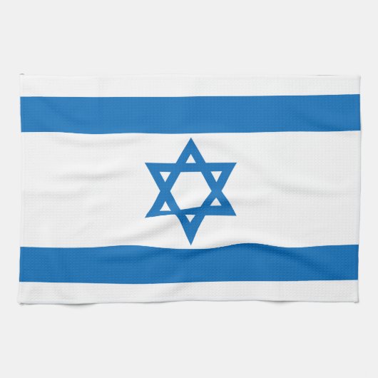 Israel-Flagge Geschirrtuch (Horizontal)
