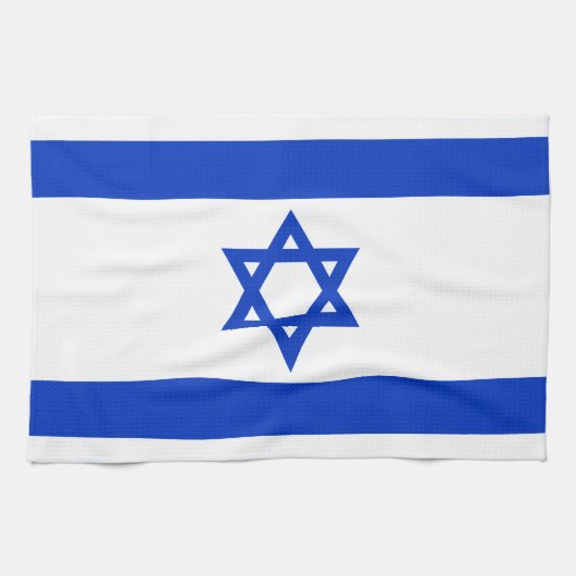 Israel-Flagge Geschirrtuch (Horizontal)