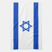 Israel-Flagge Geschirrtuch (Vertikal)