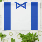 Israel-Flagge Geschirrtuch (Gefaltet)