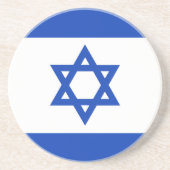 Israel-Flagge Getränkeuntersetzer (Vorne)