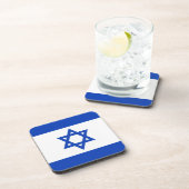 Israel-Flagge Getränkeuntersetzer (Rechte Seite)