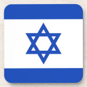 Israel-Flagge Getränkeuntersetzer (Vorderseite)