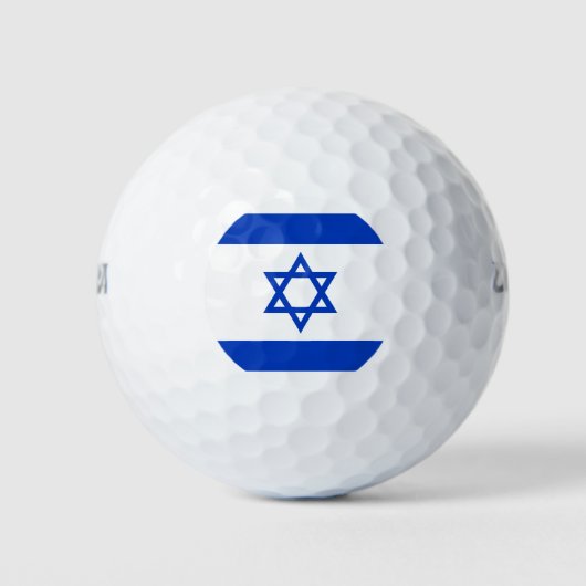 Israel-Flagge Golfball (Vorderseite)