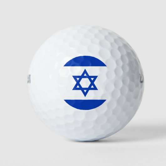 Israel-Flagge Golfball (Vorderseite)