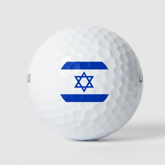Israel-Flagge Golfball (Vorderseite)