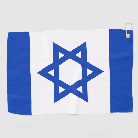 Israel-Flagge Golfhandtuch (Horizontal)