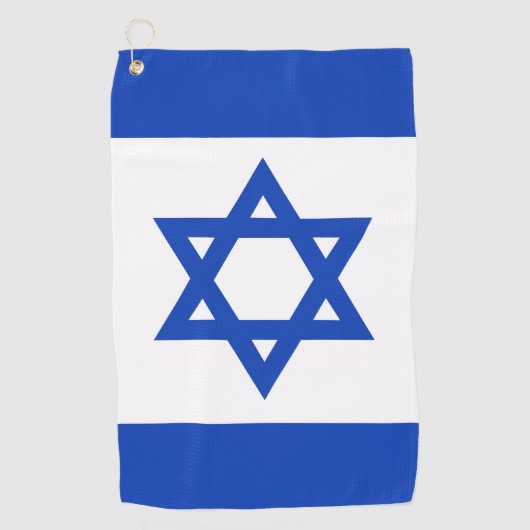 Israel-Flagge Golfhandtuch (Vorderseite)