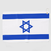 Israel-Flagge Golfhandtuch (Horizontal)