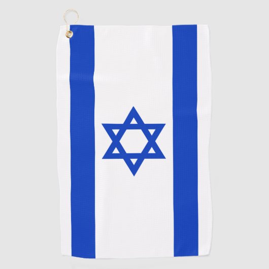 Israel-Flagge Golfhandtuch (Vorderseite)