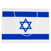 Israel-Flagge Große Geschenktüte (Rückseite)