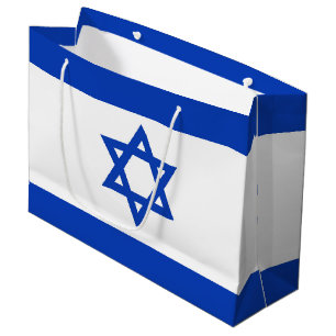 Israel-Flagge Große Geschenktüte