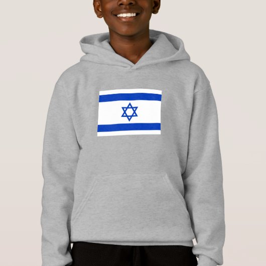 Israel-Flagge Hoodie (Vorderseite)