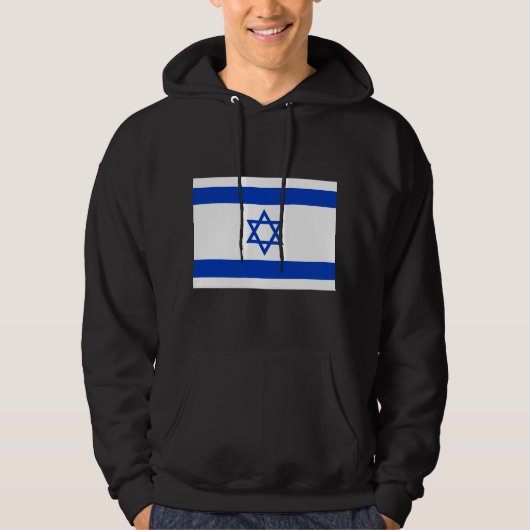 Israel-Flagge Hoodie (Vorderseite)
