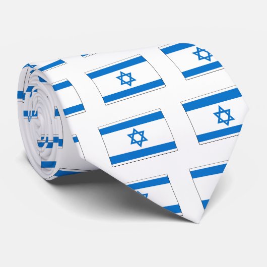 Israel-FLAGGE International Krawatte (Gerollt)