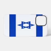 Israel-Flagge iPhone Hülle (Rückseite (Horizontal))