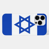 Israel-Flagge iPhone Hülle (Rückseite (Horizontal))