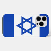 Israel-Flagge iPhone Hülle (Rückseite (Horizontal))