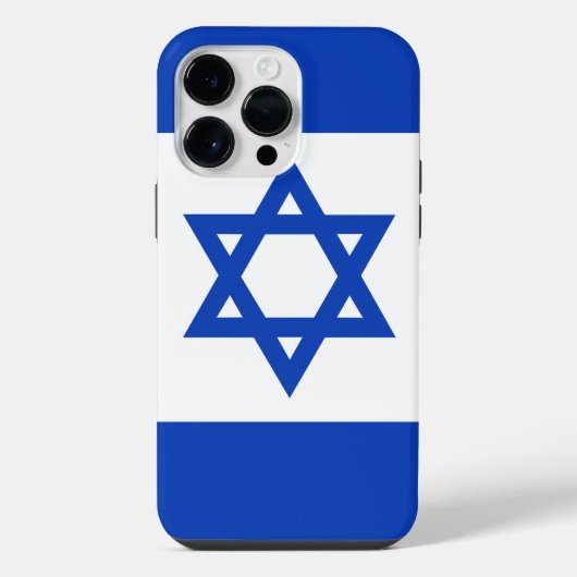 Israel-Flagge iPhone Hülle (Rückseite)