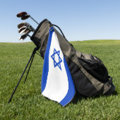 Israel Flagge & Israel Golfurlaub /Sport Golfhandtuch (Gras)