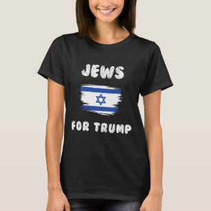Israel Flagge Juden für Trump T-Shirt