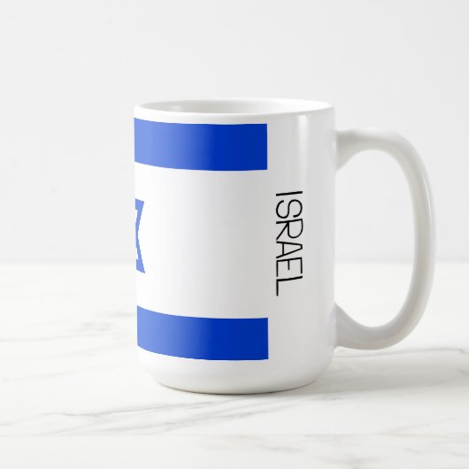 Israel-Flagge Kaffeetasse (Rechts)