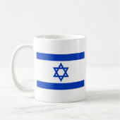 Israel-Flagge Kaffeetasse (Links)