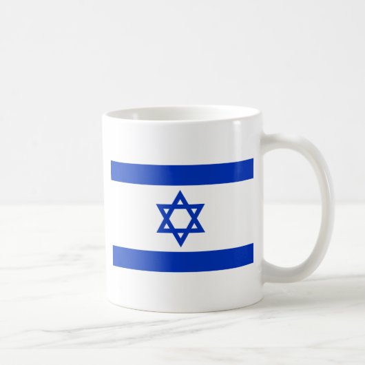 Israel-Flagge Kaffeetasse (Rechts)