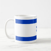 Israel-Flagge Kaffeetasse (Links)