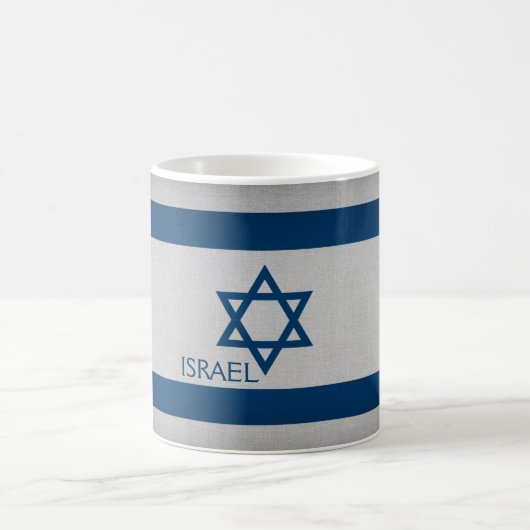 Israel-Flagge Kaffeetasse (Mittel)