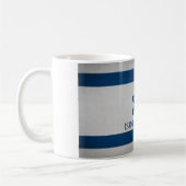 Israel-Flagge Kaffeetasse (Links)