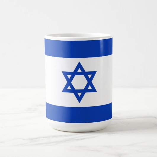 Israel-Flagge Kaffeetasse (Mittel)