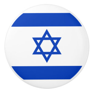 Israel-Flagge Keramikknauf