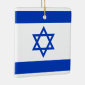 Israel-Flagge Keramikornament (Rechts)