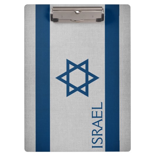 Israel-Flagge Klemmbrett (Vorderseite)