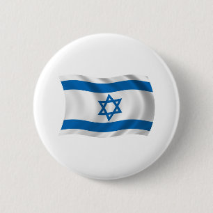 Israel-Flagge-Knopf Button