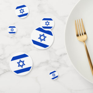 Israel-Flagge Konfetti