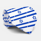 Israel-Flagge Krawatte (Gerollt)