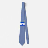 Israel-Flagge Krawatte (Vorderseite)