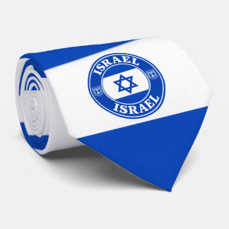 Israel-Flagge Krawatte, stilvolle Israel Krawatte. Krawatte